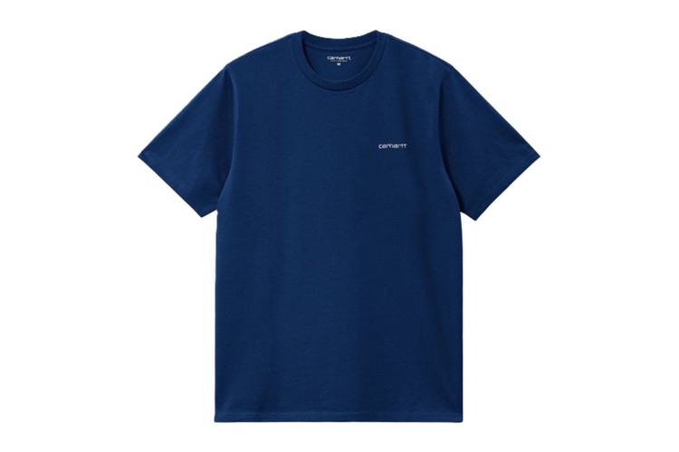 Carhartt WIP S/S Script T-Shirt - Elder / White