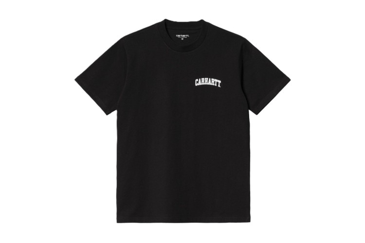 Carhartt WIP S/S University Script T-Shirt - Black