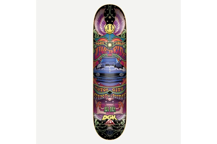DGK Ghetto Psych Kalis Skateboard Deck - 8.10