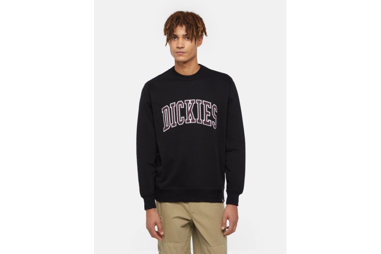 Dickies Aitkin Sweatshirt - Black/Plum Perfect