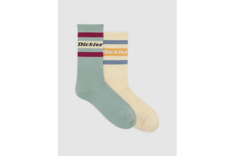 Dickies Genola 2 Pack Socks - Iceberg Green
