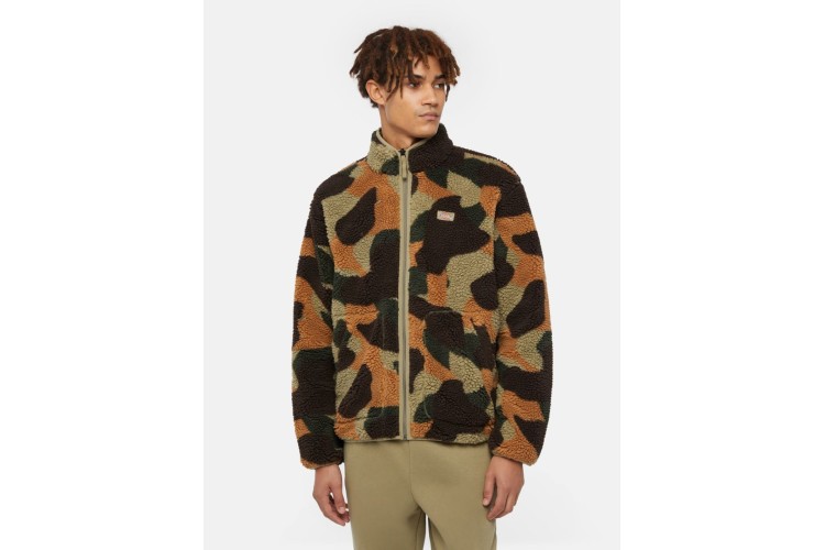 Dickies Mount Hope Camo Fleece - Military Green
