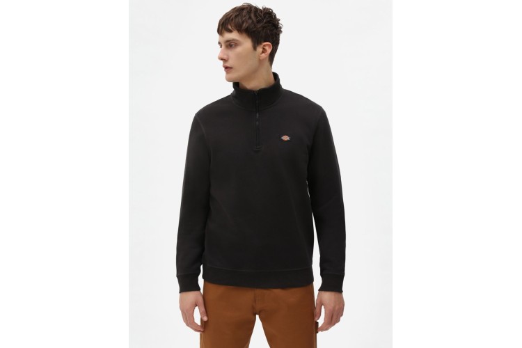 Dickies Oakport 1/4 Zip Sweatshirt - Black