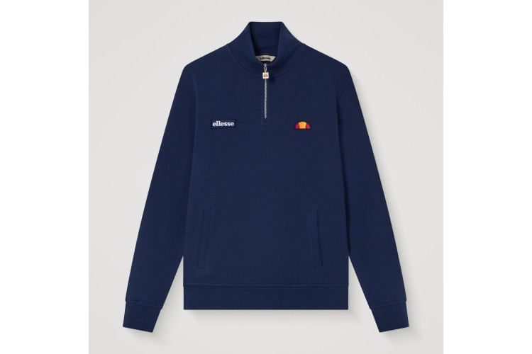 Ellesse Pelegrini 1/4 Zip Sweatshirt - Navy