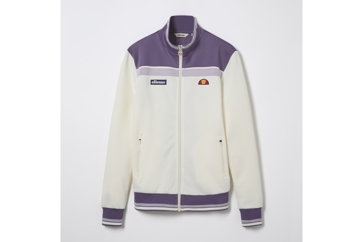 Ellesse Vignola Track Jacket - Off White/Lilac