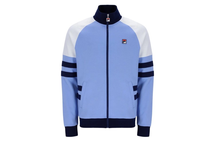 Fila Founder Cut and Sew Track Jacket - Vista Blue/Fila Navy/White