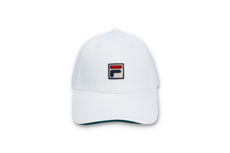 Fila Tantam Classic 6 Panel Sandwich Fasten Cap - Mediterrane/Gardenia