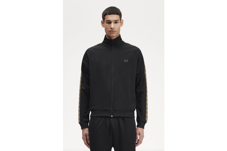 Fred Perry J5557 Contrast Tape Track Jacket – Sustainable Sporty