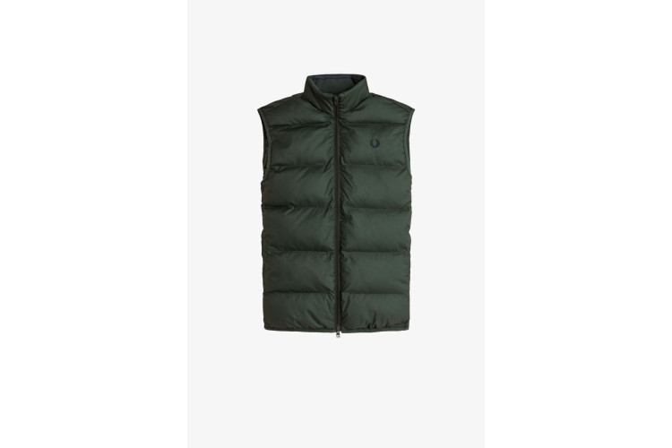 Fred Perry J8522 Insulated Gilet - Court Green