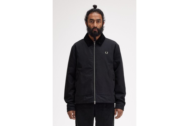 Fred Perry J8535 Caban Jacket - Black