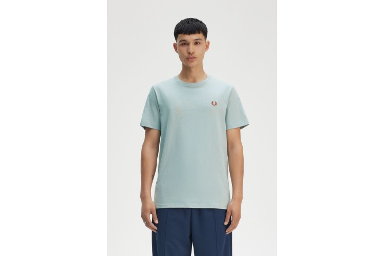 Fred Perry M1600 Crew Neck T-Shirt - Silver Blue