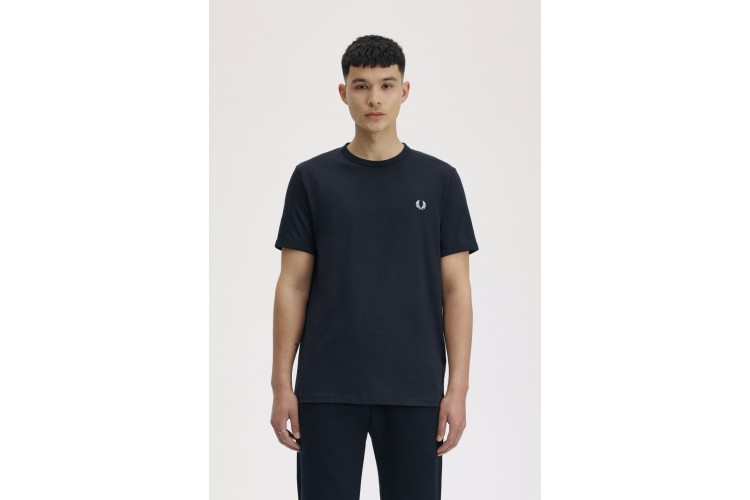 Fred Perry M3519 Ringer T-Shirt - Navy
