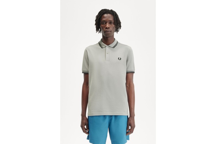 Fred Perry M3600 Limestone/Black Polo - R41