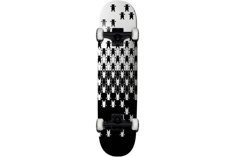 Grizzly Optical Illusion Skateboard Complete 