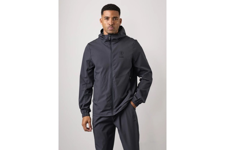 Gym King Aventus Woven Tracksuit Top - Dark Pewter
