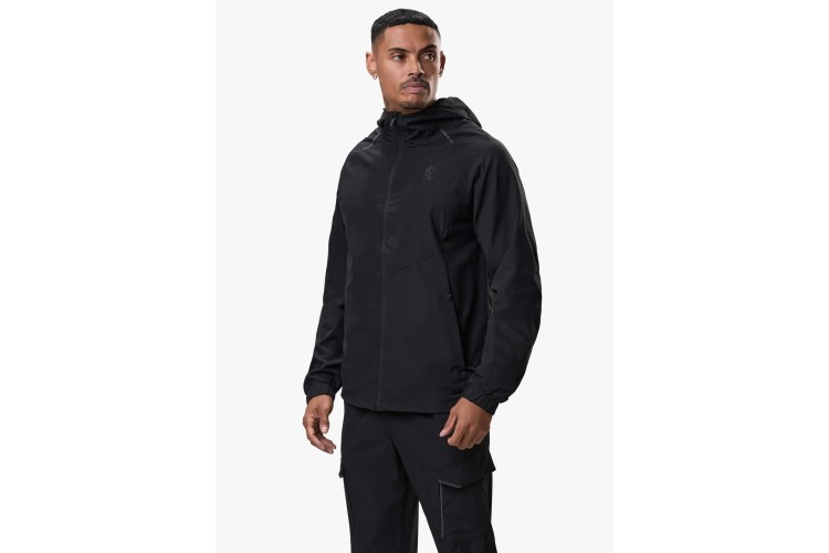 Gym King Elite Ripstop Tracksuit Top - Black