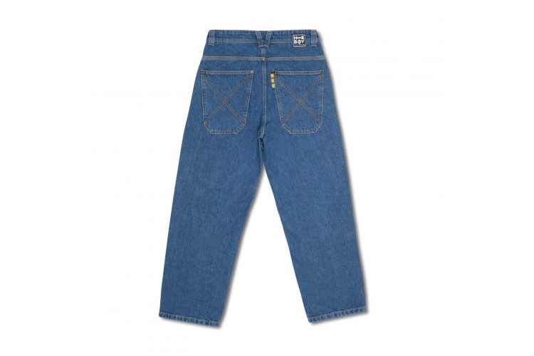 Homeboy X-Tra Monster Jeans Baggy Fit - Washed Blue