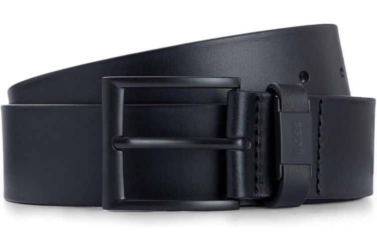 BOSS Connio-B Leather Belt - Black