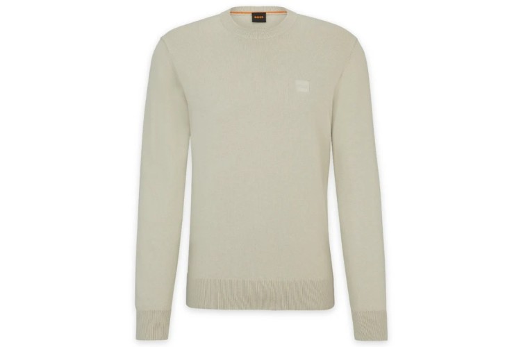 BOSS Kanovano Crew Knit - Light Beige