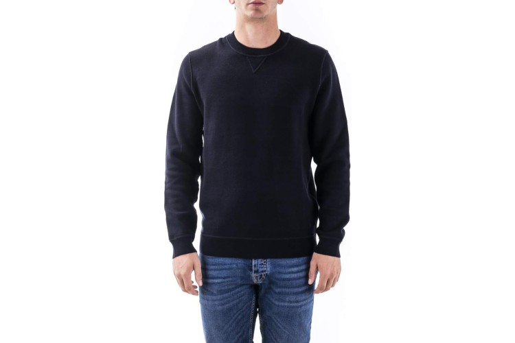 Hugo Boss Mateo Wool / Cotton Knit - Navy