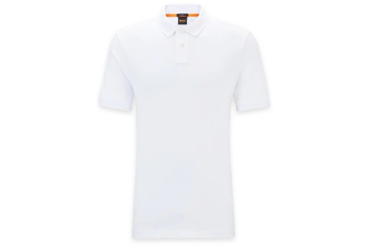 BOSS Passenger Logo S/S Polo - White