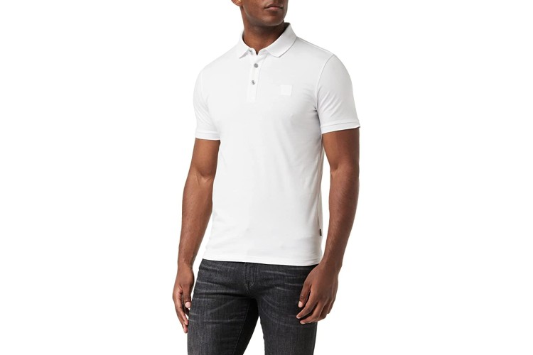 Hugo Boss Passenger Logo S/S Polo - White 100