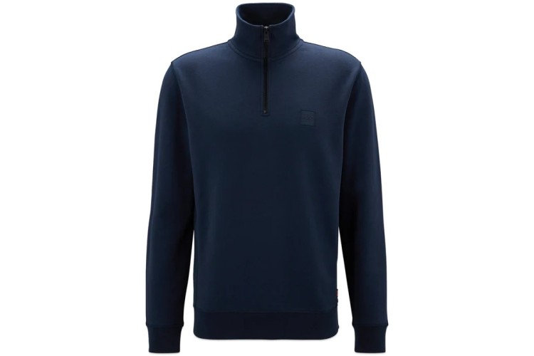 Hugo Boss ZeTrust 1/4 Zip Sweatshirt - Navy