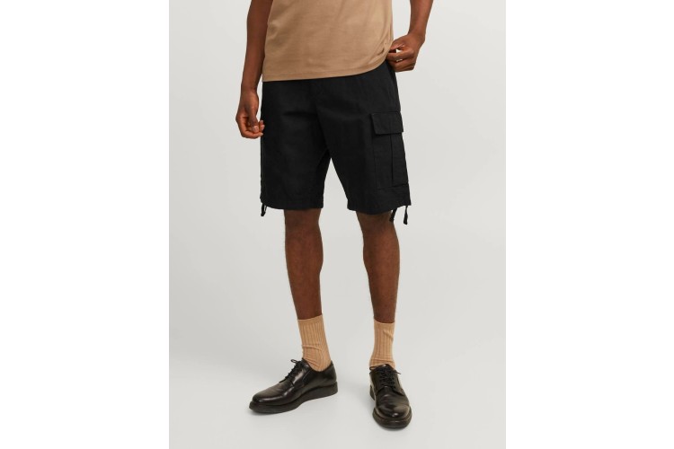 Jack & Jones Barclay Cargo Shorts - Black/Black