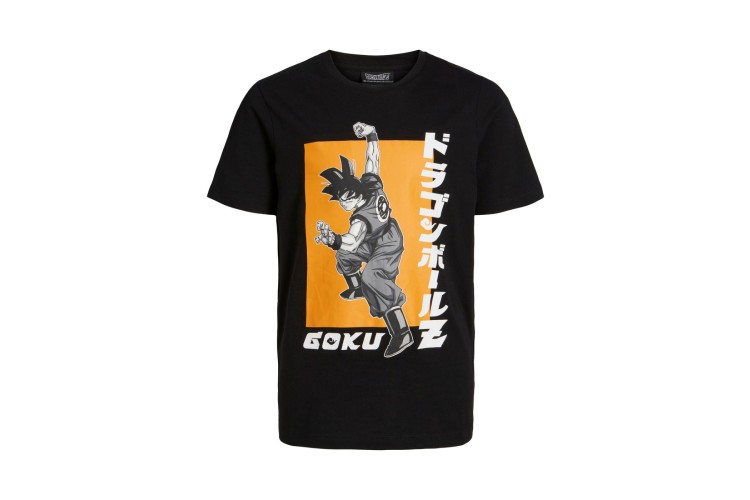 Jack & Jones Boys Dragon Ball Z S/S T-Shirt - Black