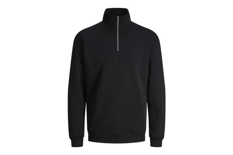 Jack & Jones Bradley 1/4 Zip Sweatshirt - Black
