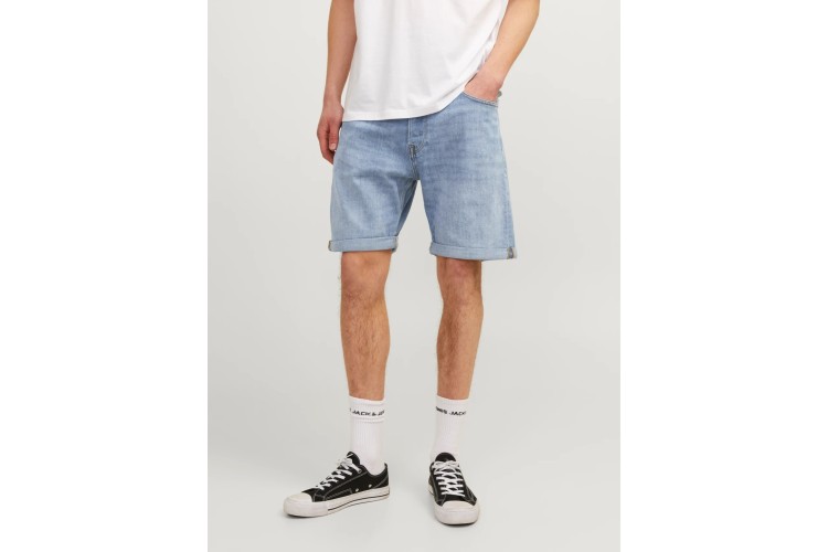 Jack & Jones Chris Relaxed Fit Denim Shorts - Blue Denim