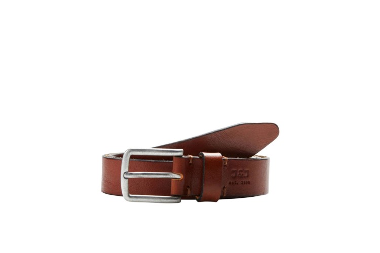 Jack & Jones CleeLeather Belt - Mocha Bisque