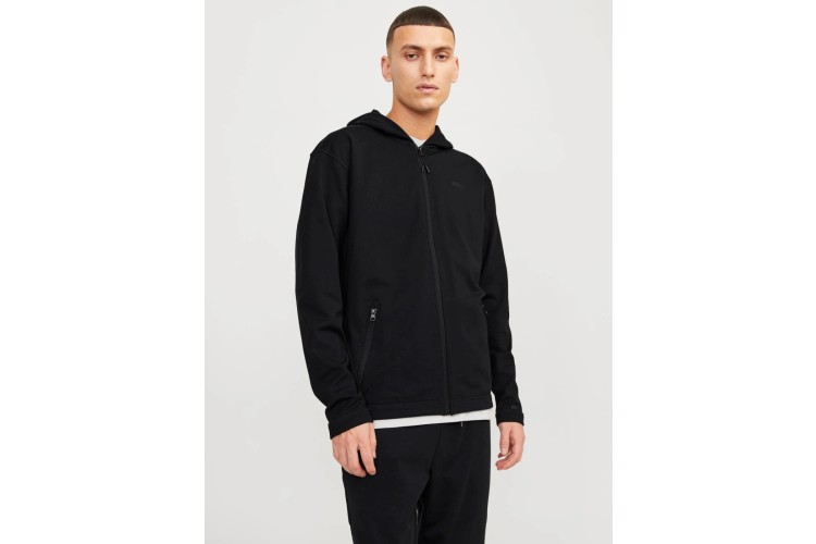 Jack & Jones Cloud Sweat Zip Hood - Black