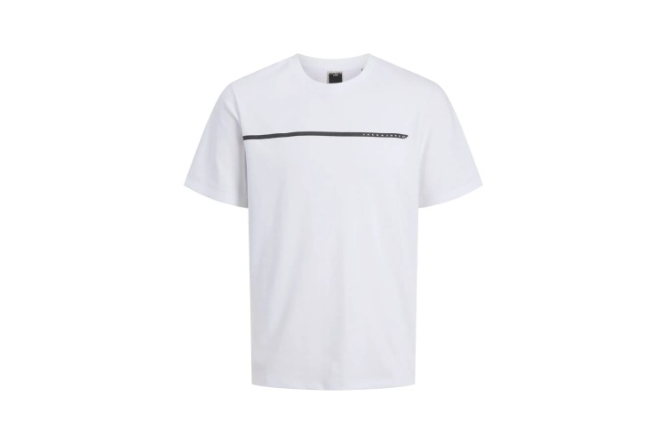 Jack & Jones Confusion Full Branding S/S T-Shirt - White