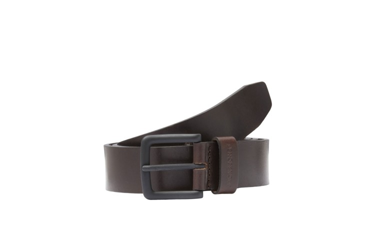 Jack & Jones Croma Leather Belt - Black Coffee