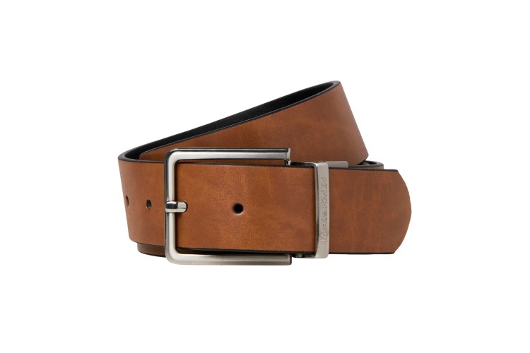 Jack & Jones Garda Reversible Belt - Cognac/Black