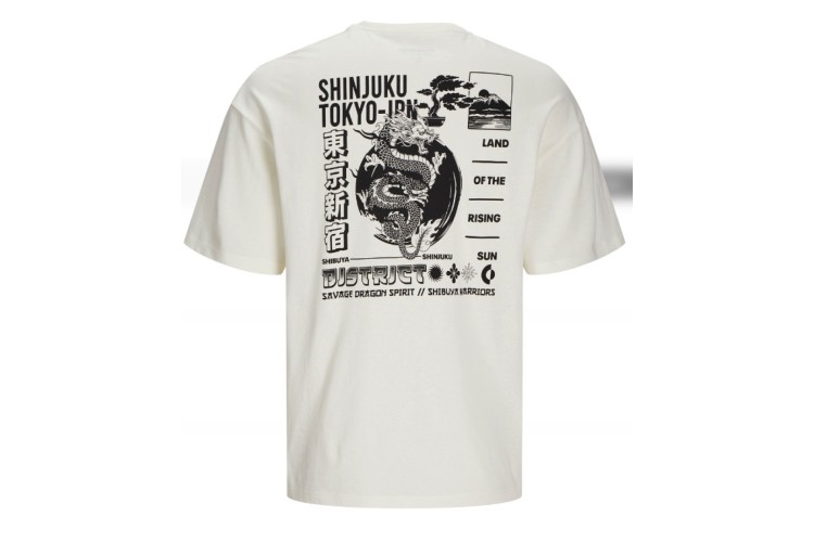 Jack & Jones Jorshibuya T-Shirt - Egret 