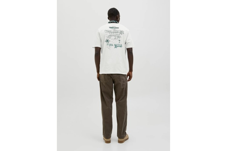 Jack & Jones Park Motel T-Shirt - Cloud Dancer