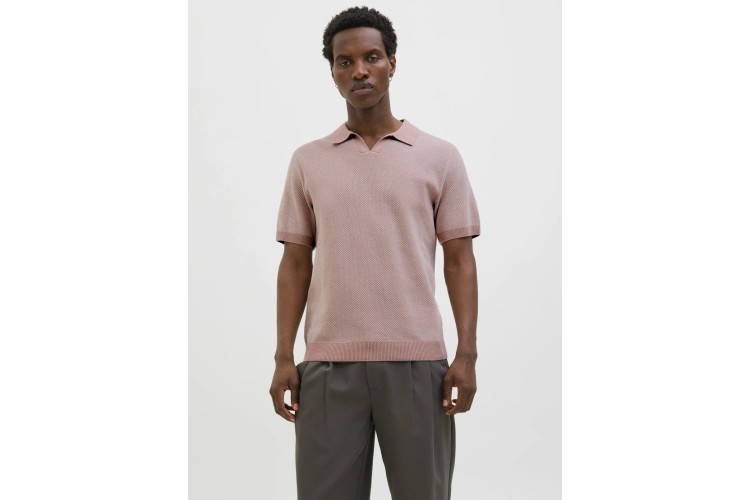 Jack & Jones Plain Knitted Pullover - Adobe Rose