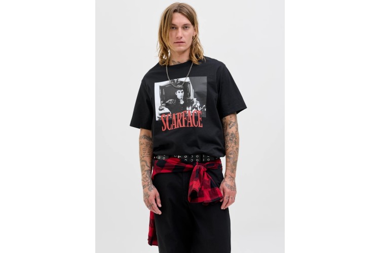 Jack & Jones Scarface T-Shirt - Black