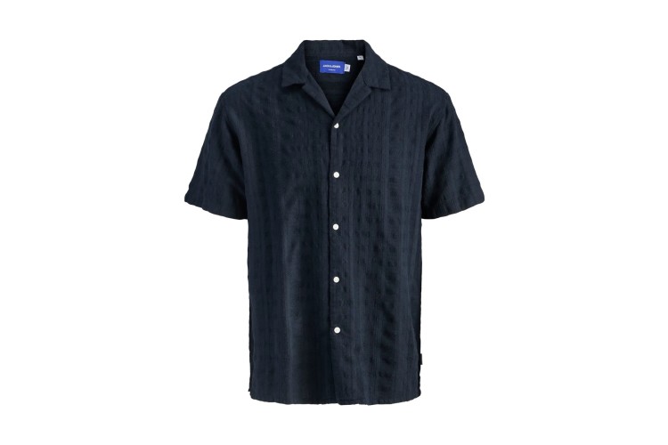 Jack & Jones Structure Resort Shirt - Black