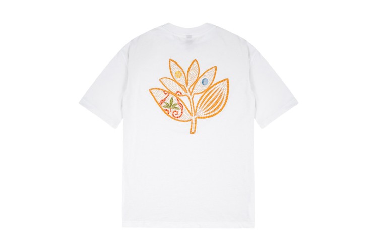 Magenta Mosaic S/S T-Shirt - White