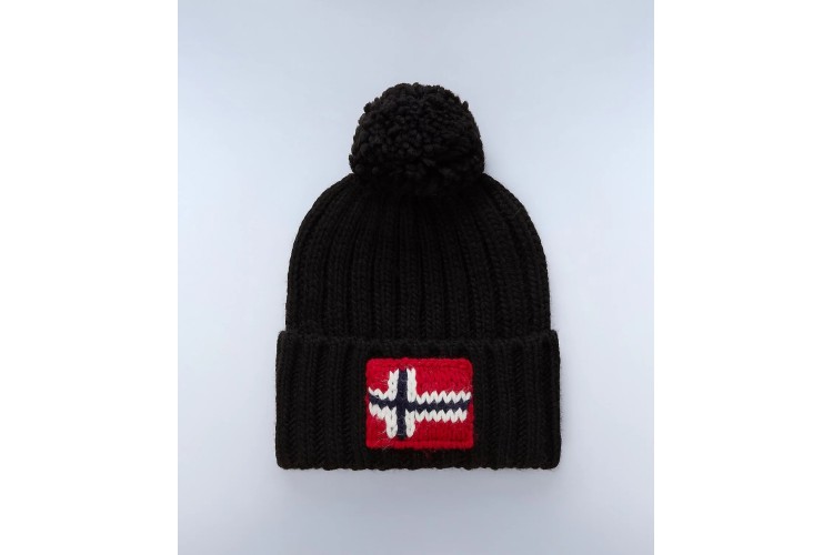Napapijri Semiury 5 Bobble Beanie - Black