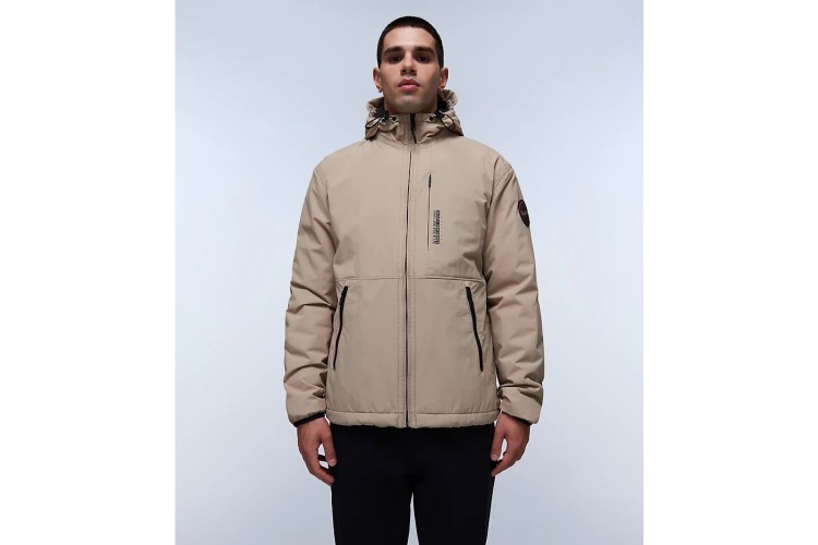 Napapijri Tundra Winter Jacket - Beige Rocky