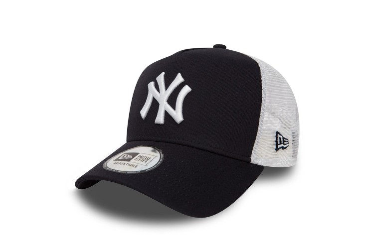 New Era New York Yankees Clean A-Frame Trucker Cap - Navy