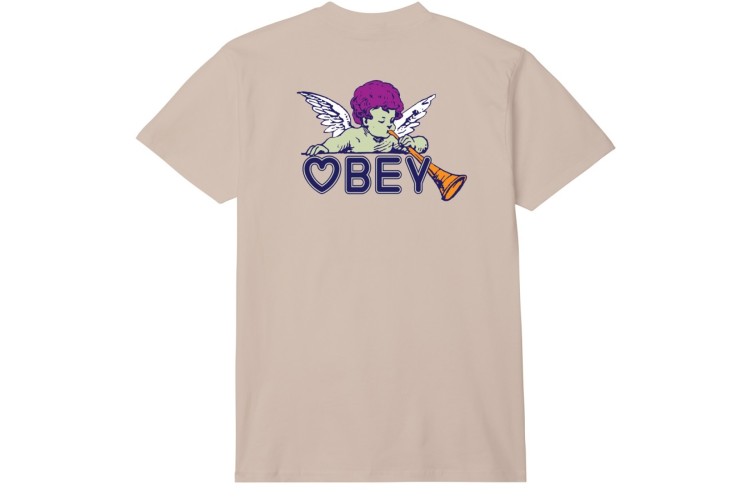 Obey Baby Angel S/S T-Shirt - Sand