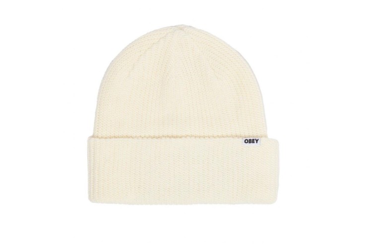 Obey Bold Organic Beanie - Unbleached