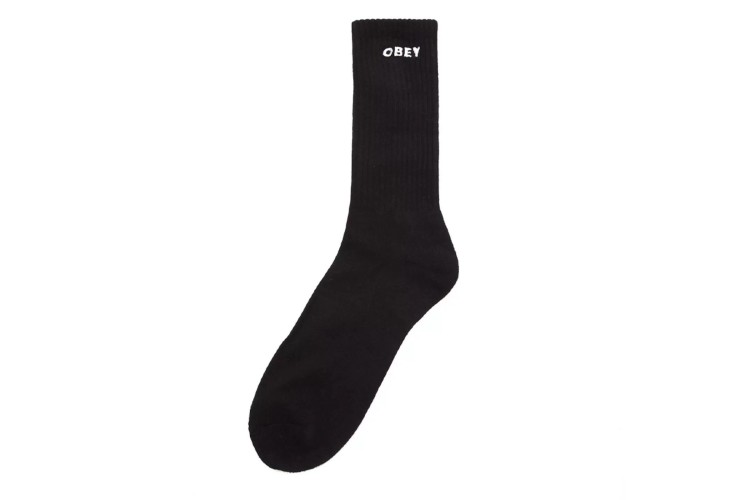 Obey Bold Socks (UK 7/11) - Black