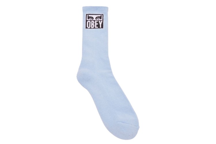 Obey Eyes Icon Socks (UK 7/11) - Clear Sky