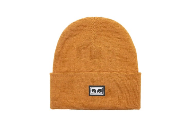 Obey Icon Eyes Beanie - Brown Sugar